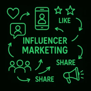 Digital marketing service: influencer marketing